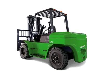 7 Ton (3000 Mm) Lithium-Ion Battery Forklift