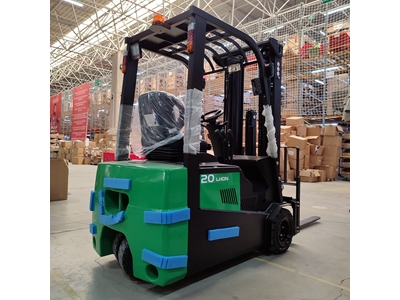  Forklift 3 Tekerlekli Lityum Akülü 2 Ton (4800Mm) Dar Koridor