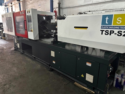 Zum Verkauf stehende 220 Tonnen komplett überholte TSP-Kunststoff-Spritzgießmaschine - 0