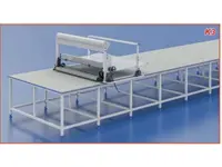 205x100 cm Baseless Top Fabric Spreading Machine with Melamine Rail
