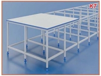 Medium Legged Topless Chipboard Cutting and Laying Table