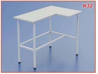 90x40 cm İnce PVC Makina Sağ Yan L Sehpası - 0