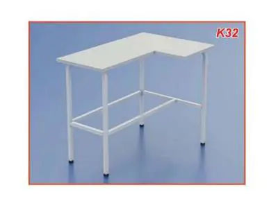 90x40 cm Kalın PVC Makina Sağ Yan L Sehpası