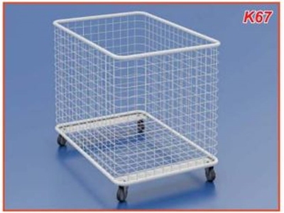 120x60x75 cm Hasır Tel Kaplı Konfeksiyon Sepeti - 0