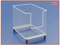 90x60x75 cm Offener Hasenkorb aus Draht