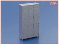 Гардеробная с девятью секциями размером 120x40x200 см