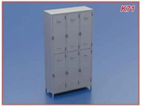 Гардеробная с шестью секциями размером 120x40x200 см
