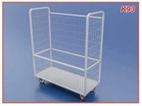 90x120x160 cm Mesh Wire Material Transport Carts - 0