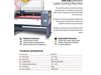 100 W Reklamcı Lazer Kesim Makinası