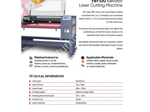 100 W Advertising Laser Cutting Machine