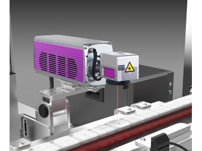 30W Fiber Dinamik Hat Lazer Kodlama Makinası  - 70x70 mm  - 3