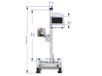 30W Dinamik Hat Flymark Lazer Markalama Makinesi  - 1