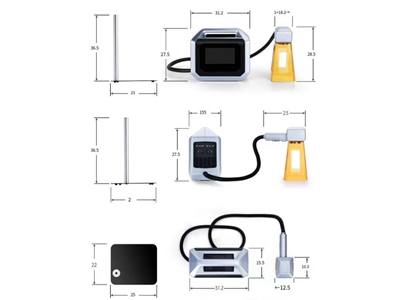 30W El Tipi Lazer Markalama Makinesi  - 4