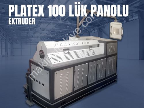 100'Lük Vida Kovanlı (37 kW) Motorlu Plc Kontrol Panelli Plastik Yumuşak Pvc Pro...