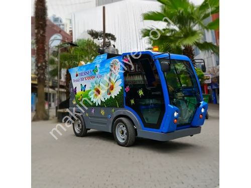 1250 Kg Electric Garbage Collection Cart