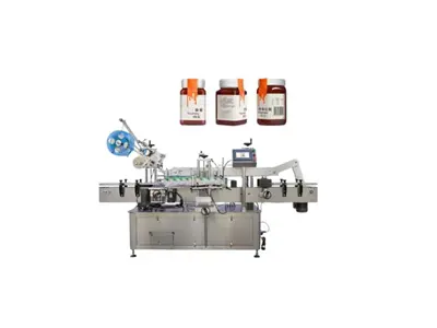 Top and Side Bottle Labeling Machine