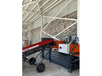 50 Ton Horizontal Type Front Cover Waste Paper Baler Press - 2