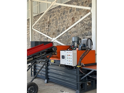 50 Ton Horizontal Type Front Cover Waste Paper Baler Press - 5