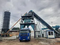 60 m3/hour Capacity Fixed Concrete Batching Plant with 2 Years Warranty