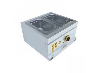 2 Piece (37x31x25 cm) Stovetop Sauce Bain-marie - 0