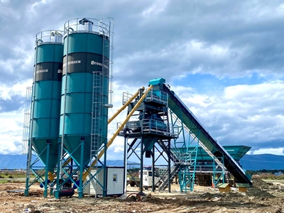 100 m3 / Saat Kapasiteli Sabit Beton Santrali - 2