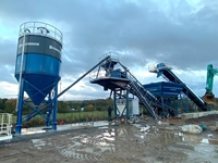 30 m3/h Mobile Concrete Batching Plant with 2-Year Warranty Ready to Ship - 0