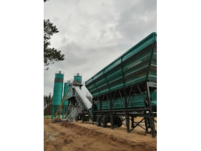 100 m3/Saat Kapasiteli Mobil Beton Santrali - 6
