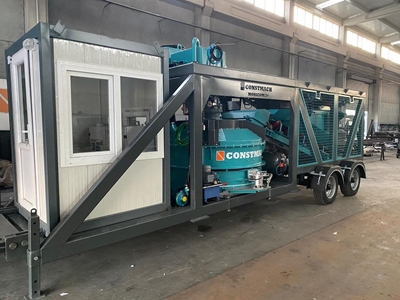 30 m3 /Saat Kompakt Tip Mini Mobil Beton Santrali - 2