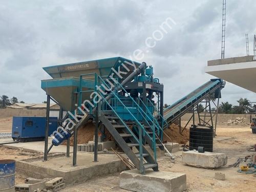 45 M3 Mini Mobile Concrete Batching Plant Reliable Performance