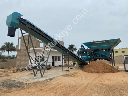 45 M3 Mini Mobile Concrete Batching Plant Reliable Performance