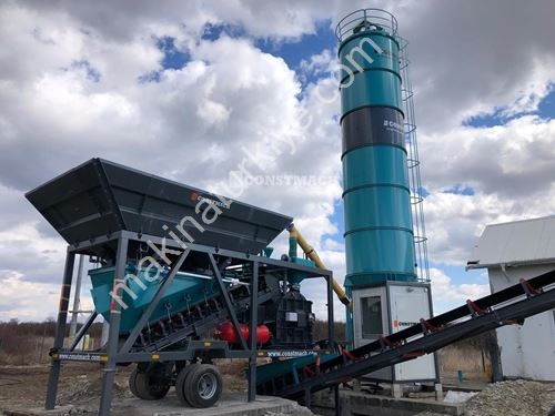 45 M3 Mini Mobile Concrete Batching Plant Reliable Performance