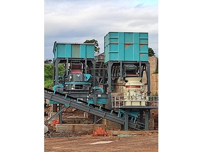 5 Ton / Saat Sabit Konkasör Taş Kırma Tesisi - 2