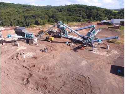 5 Ton / Saat Sabit Konkasör Taş Kırma Tesisi - 7