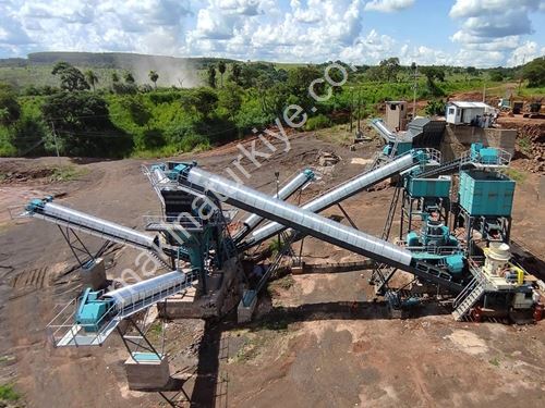 Stationary Crushing Plant with Capacities from 50 to 1,000 Available in Stock