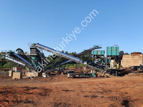 Stationary Crushing Plant with Capacities from 50 to 1,000 Available in Stock