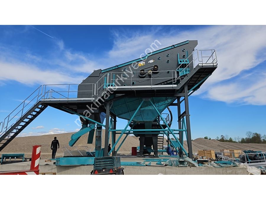 170-220 Ton / Saat 2-3-4 Katlı Elek 2000x5000 mm Titreşimli Elek