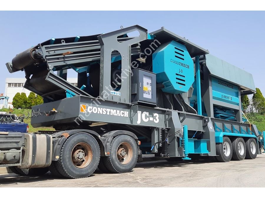 250-300 Ton / Saat Kapasiteli Mobil Çeneli Mobil Konkasör Tesisi