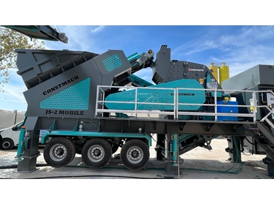 60-80 Ton / Saat Mobil Sekonder Darbeli Kırma Eleme Tesisi - 4