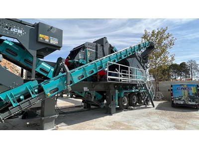 60-80 Ton / Saat Mobil Sekonder Darbeli Kırma Eleme Tesisi - 6