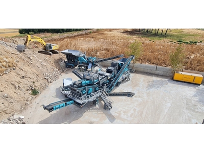 60-80 Ton / Saat Mobil Sekonder Darbeli Kırma Eleme Tesisi - 3