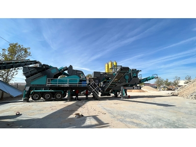 60-80 Ton / Saat Mobil Sekonder Darbeli Kırma Eleme Tesisi - 5