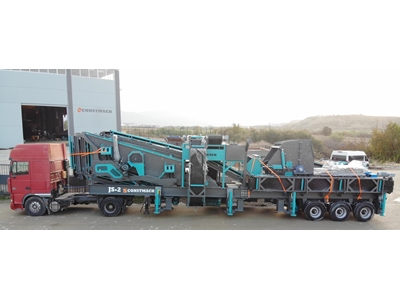 120-150 Ton / Saat Mobil Sekonder Darbeli Konkasör Tesisi - 4