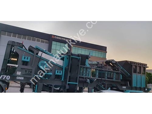 150-200 Ton / Saat Mobil Dik Milli Kırıcı