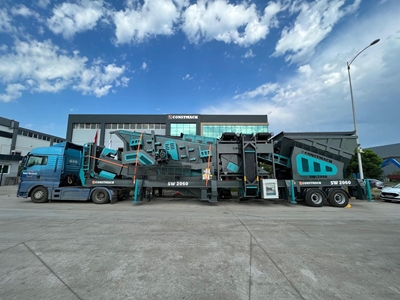 Installation mobile de criblage et de lavage de sable avec une capacité de 60 à 200 tonnes/heure - 7