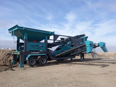 Installation mobile de criblage et de lavage de sable avec une capacité de 60 à 200 tonnes/heure - 2