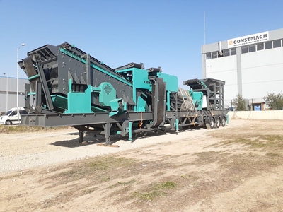 60-80 Ton / Saat Mobil Çeneli Taş Kırma Eleme Tesisi - 2