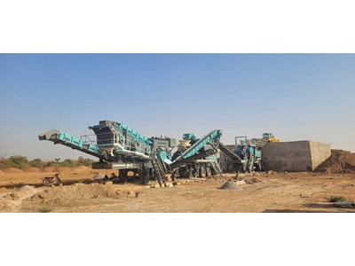 60-80 Ton / Saat Mobil Çeneli Taş Kırma Eleme Tesisi - 1