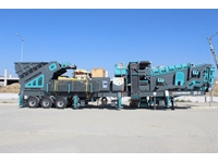 150 Ton/Saat Kapasiteli Mobil Çeneli Taş Kırma Eleme Tesisi
