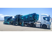 Mobile Secondary Crushing and Screening Plant with a Capacity of 250-300 T/H - 0