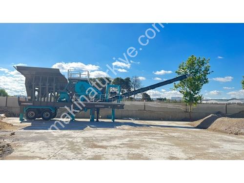 Mobile Secondary Crushing and Screening Plant with a Capacity of 250-300 T/H